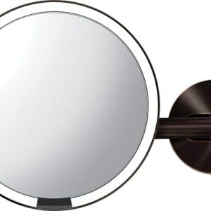 Simplehuman kosmetikspejl med smart sensor og stander (dark bronze)