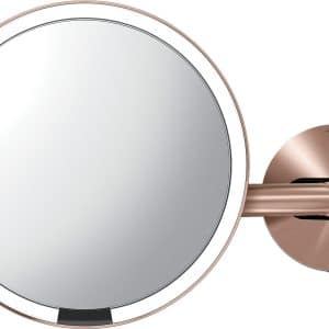 Simplehuman kosmetikspejl med smart sensor og stander (rose gold)