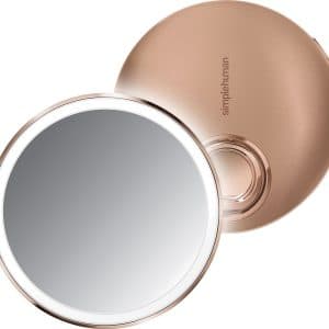 Simplehuman kompakt kosmetikspejl med smart sensor (rose gold)